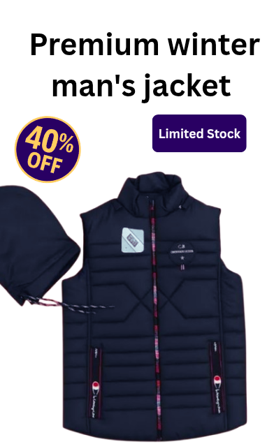 premium winter man's jacket